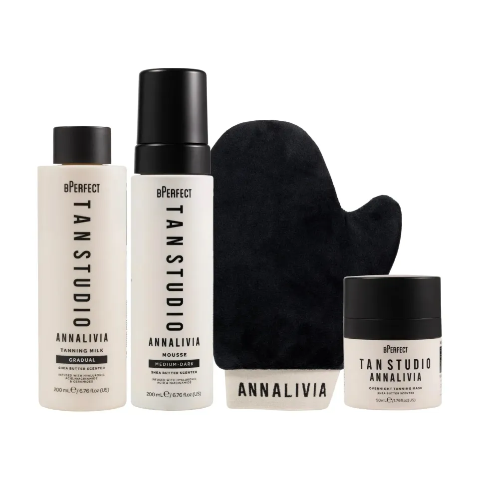 BPerfect Tan Studio Annalivia collectie zelfbruinset 4-delig brons