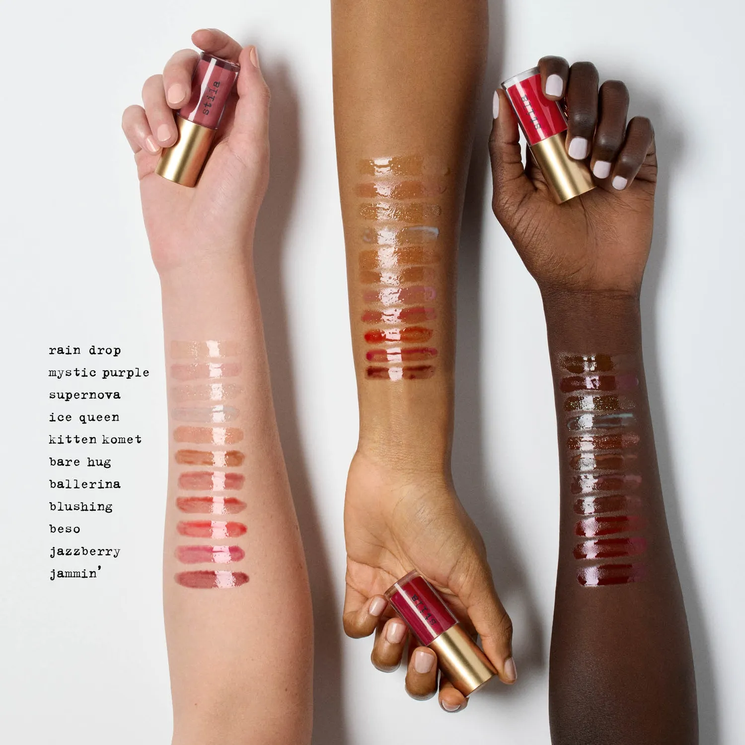 Stila Heaven's Dew Gel Lip Oil Rain Drop transparant