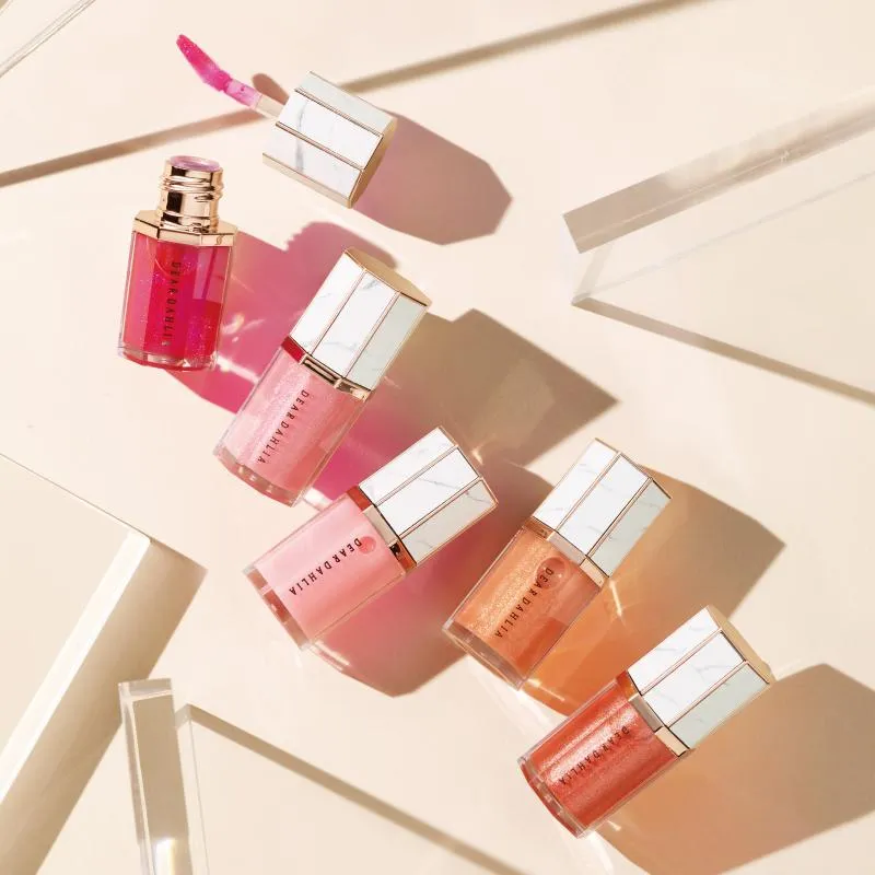 DEAR DAHLIA Paradise Aurora Shine lipgloss Bronze Sky glanzende finish