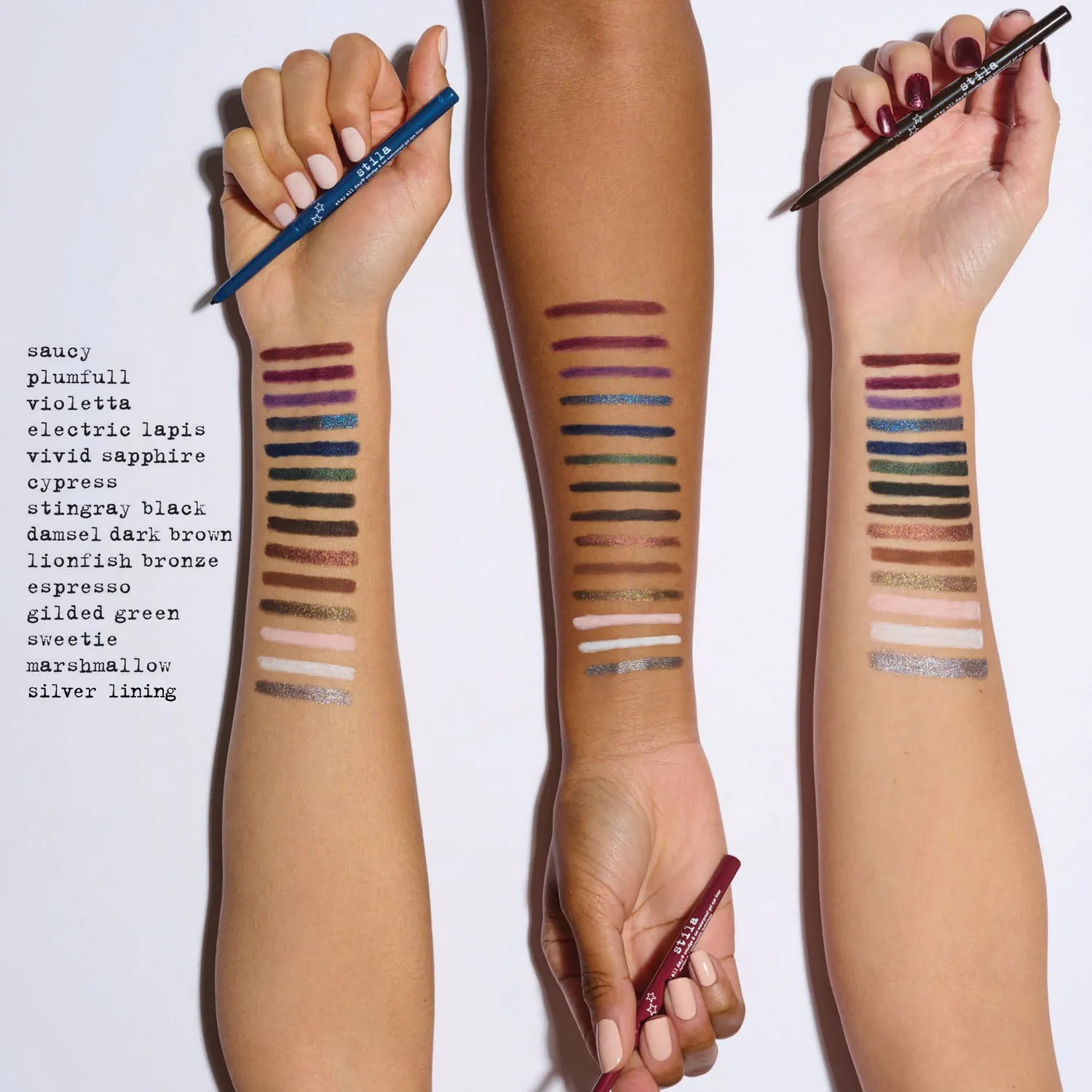 Stila Stay All Day Smudge Set eyeliner Cashmere 0,35 g sheen