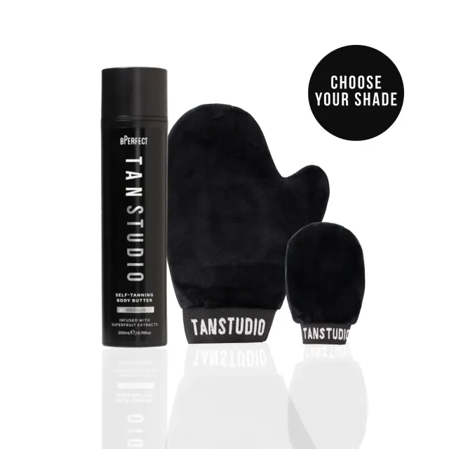 BPerfect Tan Studio Gradual Tanning Duo zelfbruiner set hydraterend