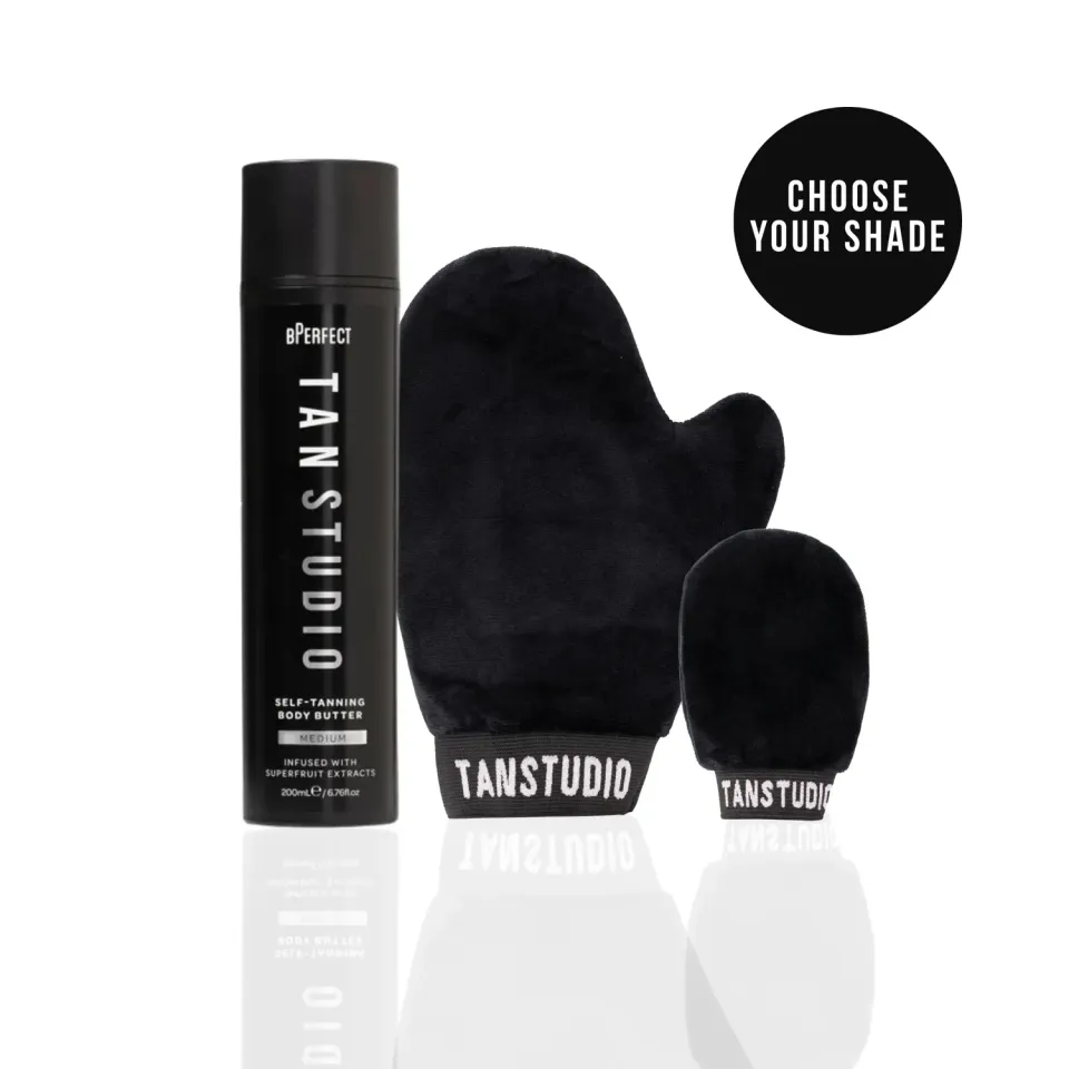 BPerfect Tan Studio Gradual Tanning Duo zelfbruiner set hydraterend