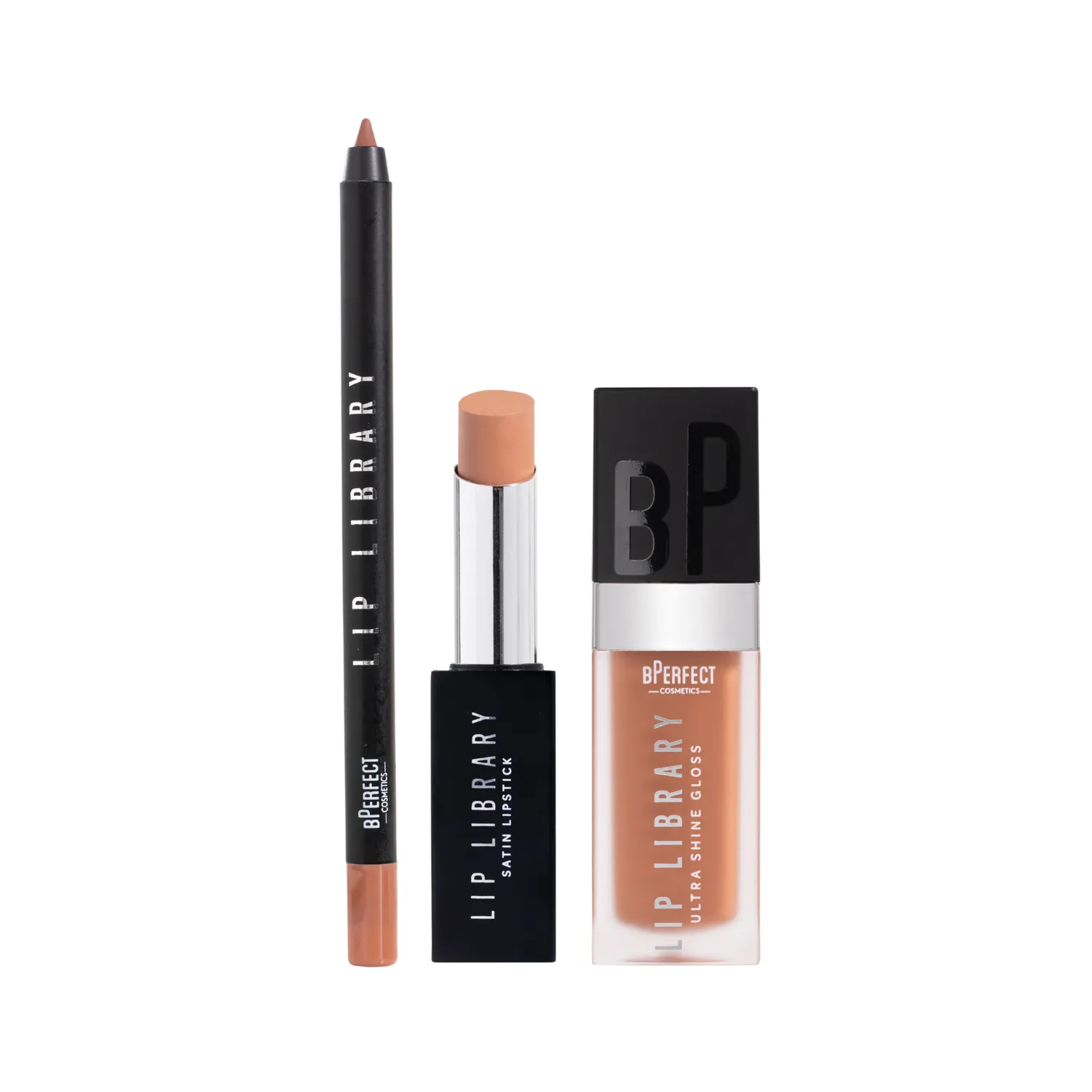 BPerfect Lip Library Perfect Trio lipset liner lipstick gloss
