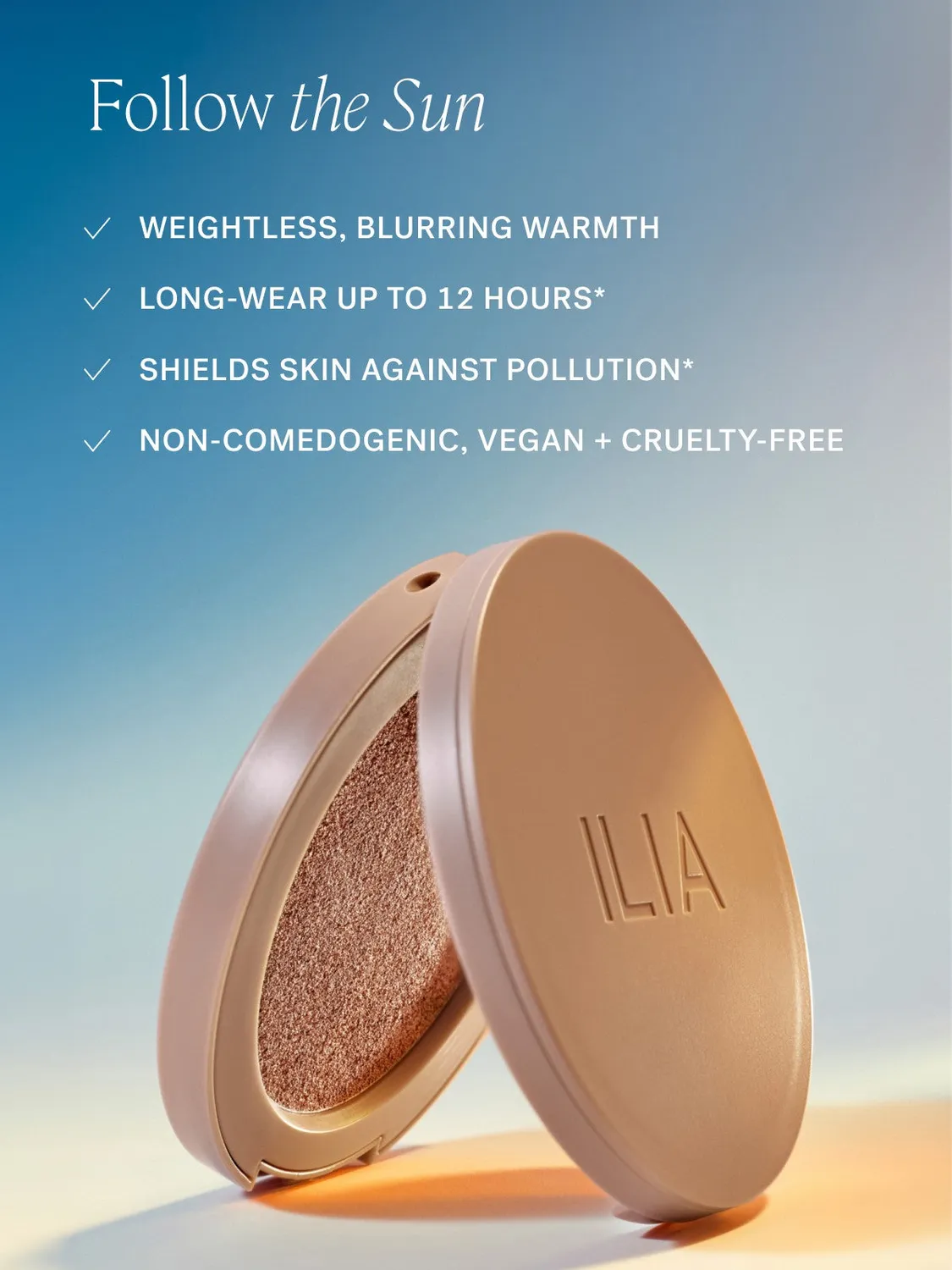 ILIA Sunshift Cream Bronzer Eclipse zonnige glow