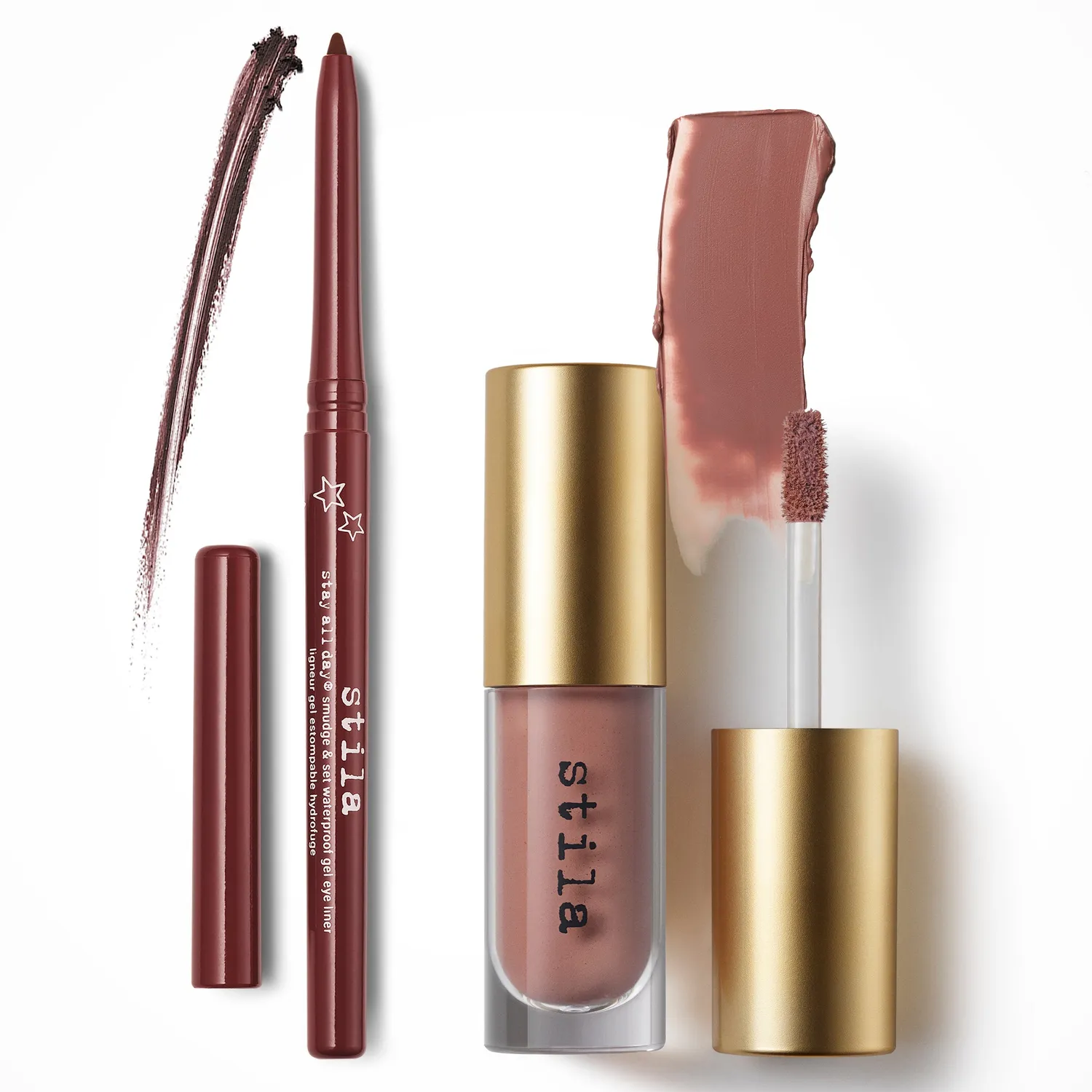 Stila Mauvelously Saucy Eye Bundle oogmake-up set 2-delig waterproof