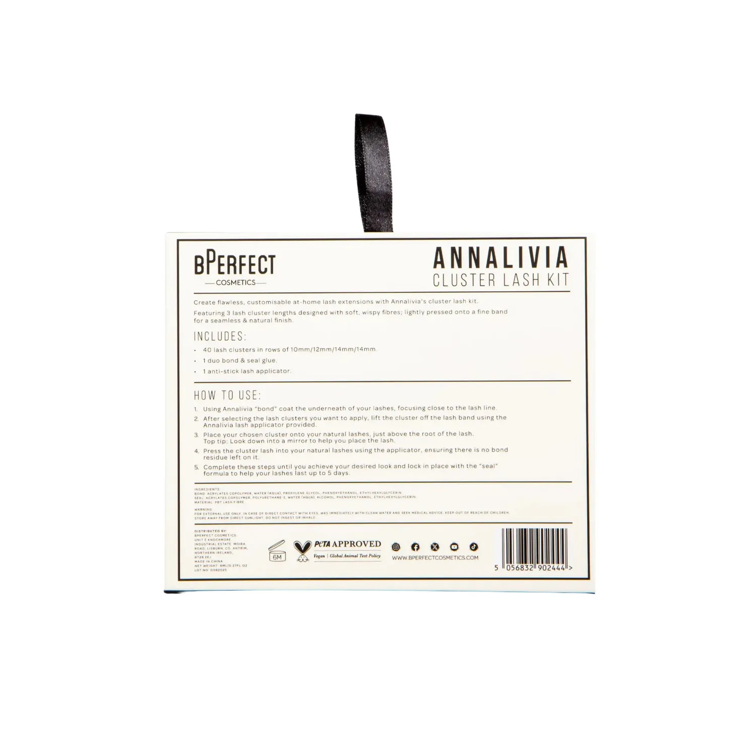 BPerfect Annalivia Cluster Lash Set wimpers 40 stuks