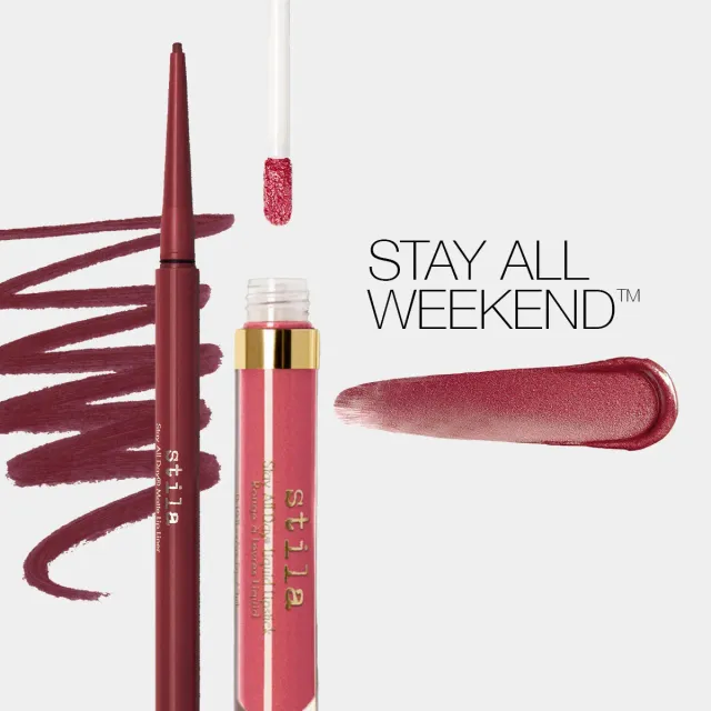 Stila Stay All Weekend lip set Patina Shimmer 2-delig shimmer