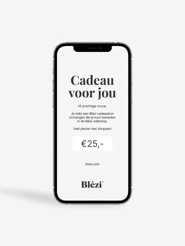 Blezi digitale cadeaukaart make-up cadeau-mail