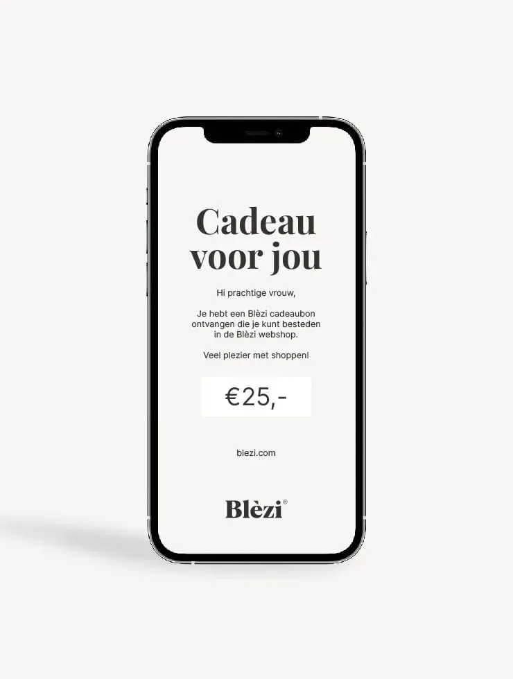 Blezi digitale cadeaukaart make-up cadeau-mail