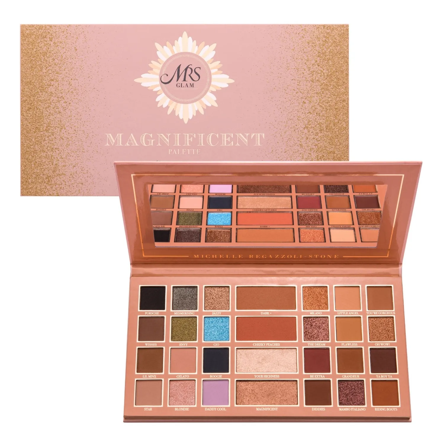 BPerfect Mrs Glam Magnificent Palette oogschaduw 48g