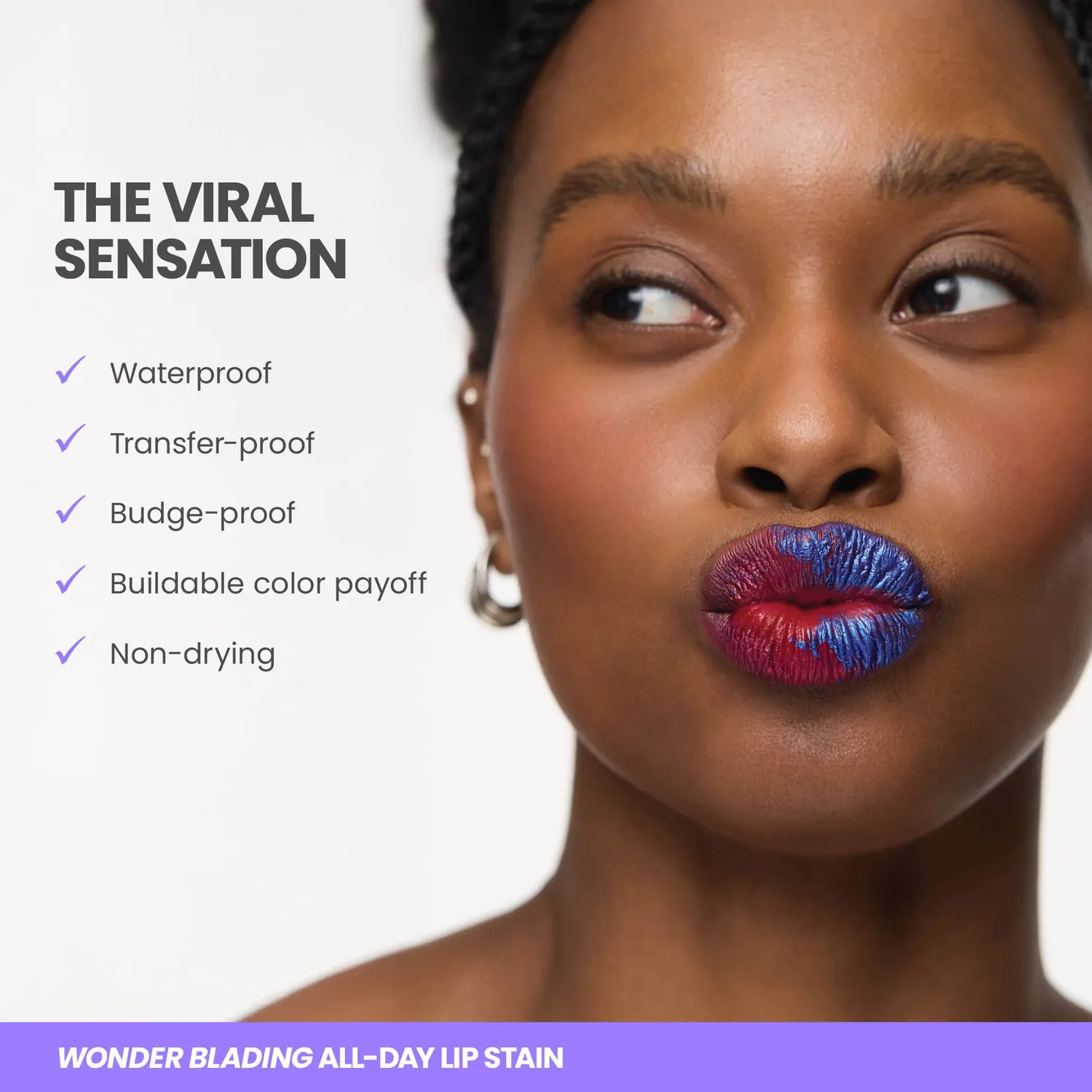 Wonderskin All-Day Lip Set lipstain met gloss 5-delig