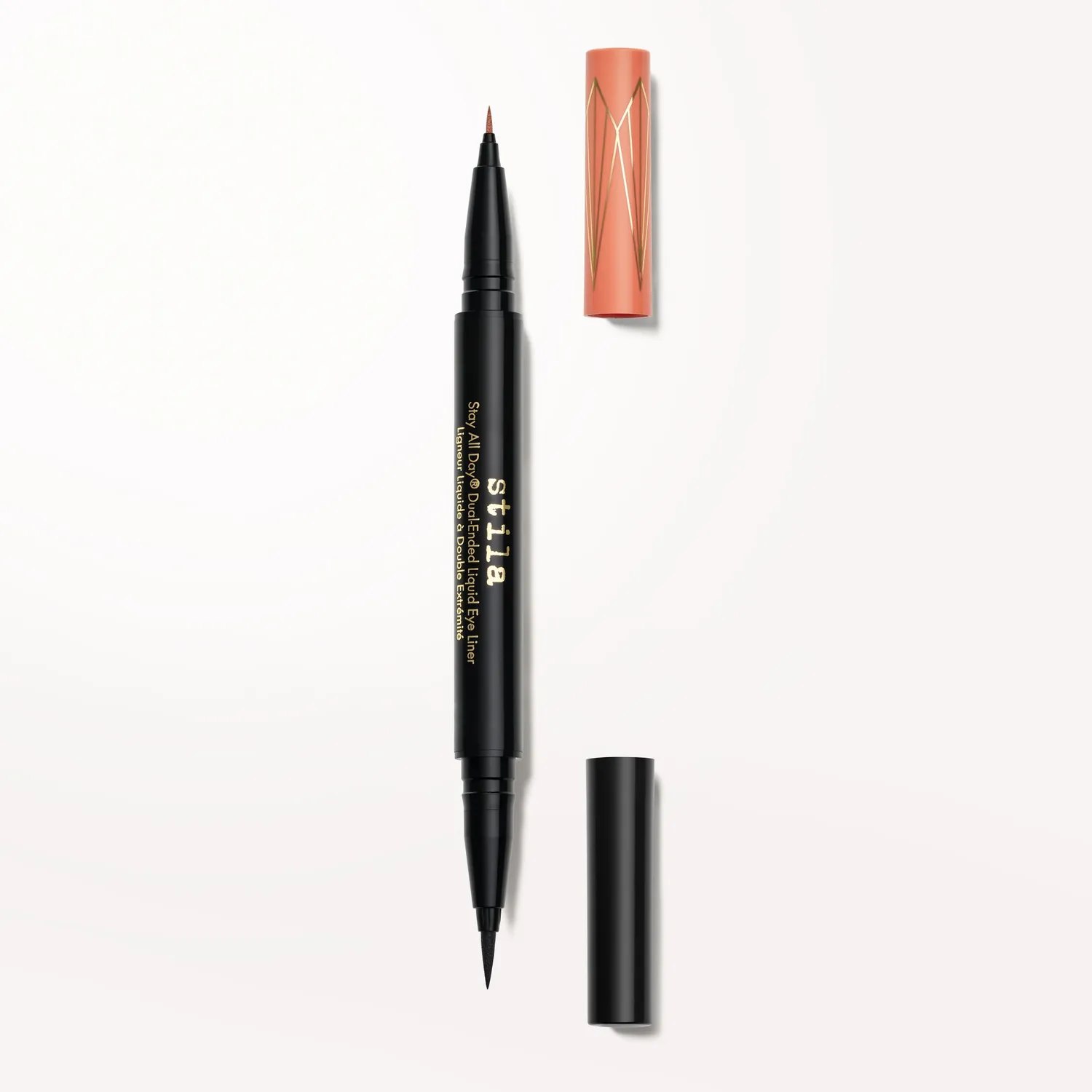 Stila Stay All Day Dual eyeliner Kitten Kosmo Intense Black