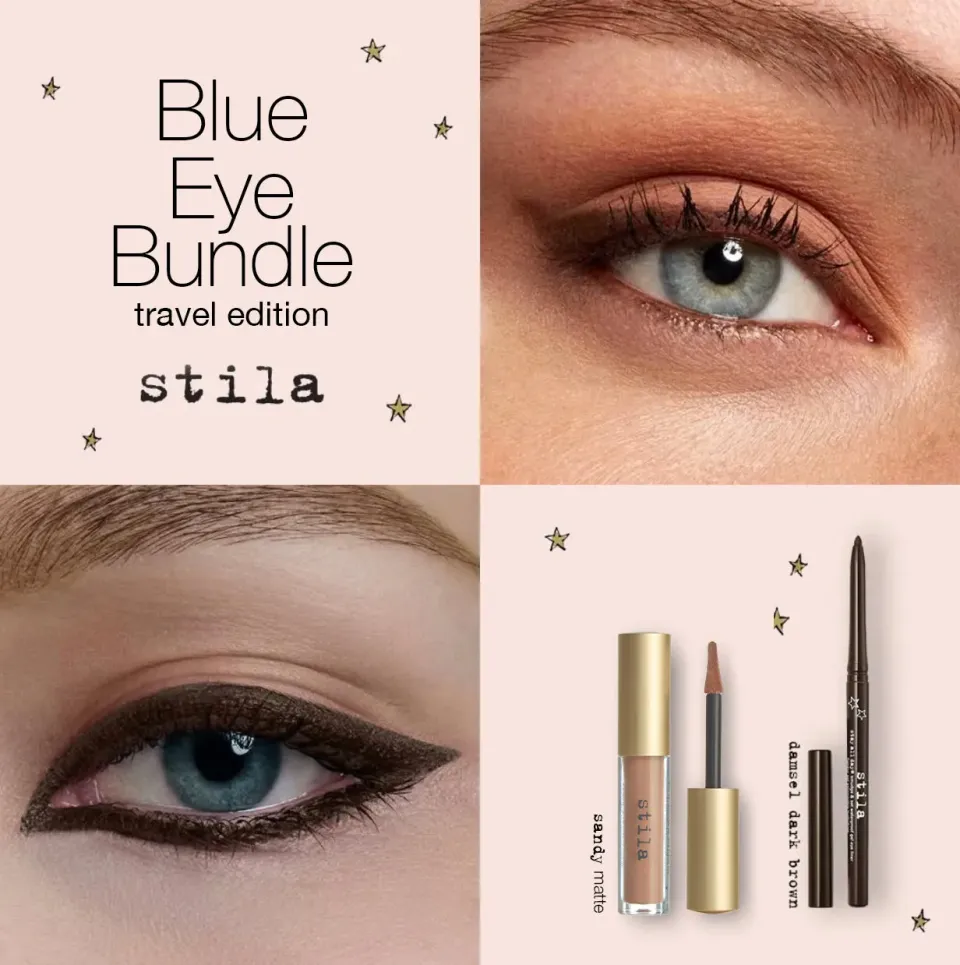 Stila Blue Eye Bundle travel eyeliner sandy 2-delig