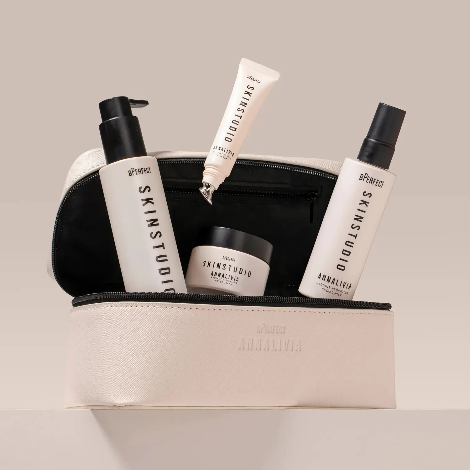 BPerfect Skin Studio x Annalivia skincare tas luxe