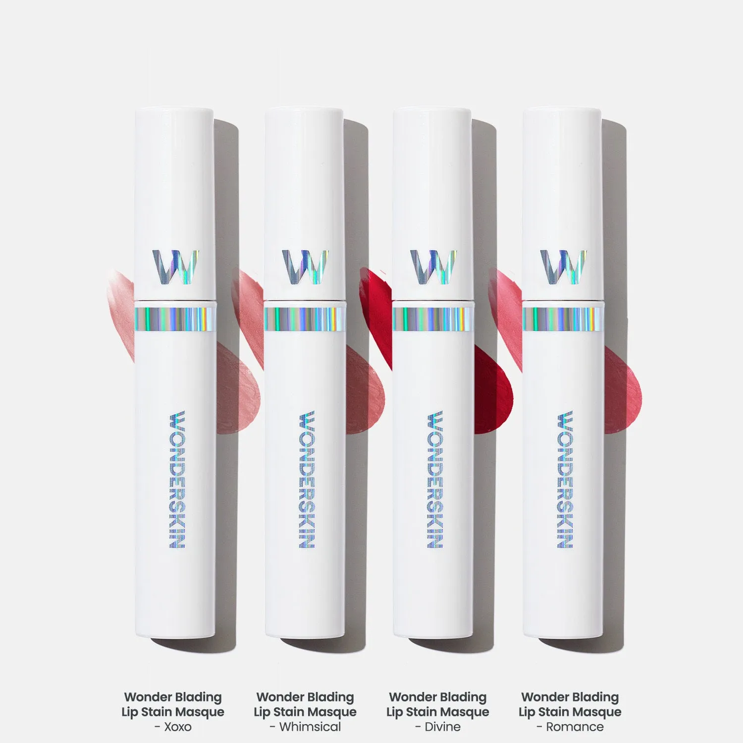 Wonderskin The Icons Lip Set lip stain 4 stuks langhoudend