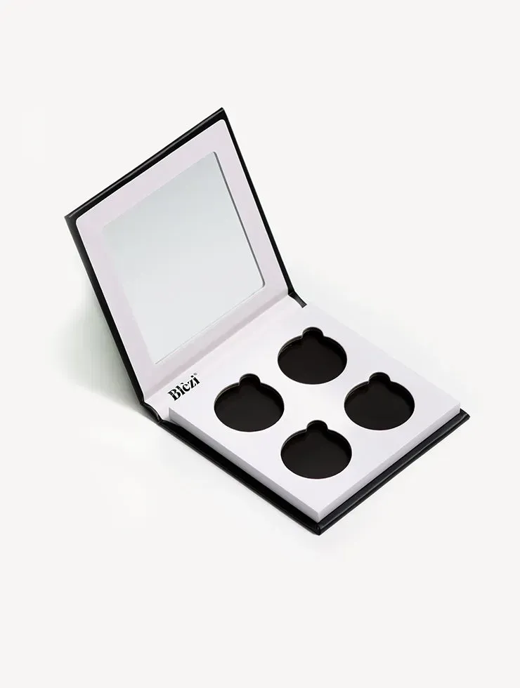 Blezi Eyeshadow Palette oogschaduwpalet zwart 4 vakjes