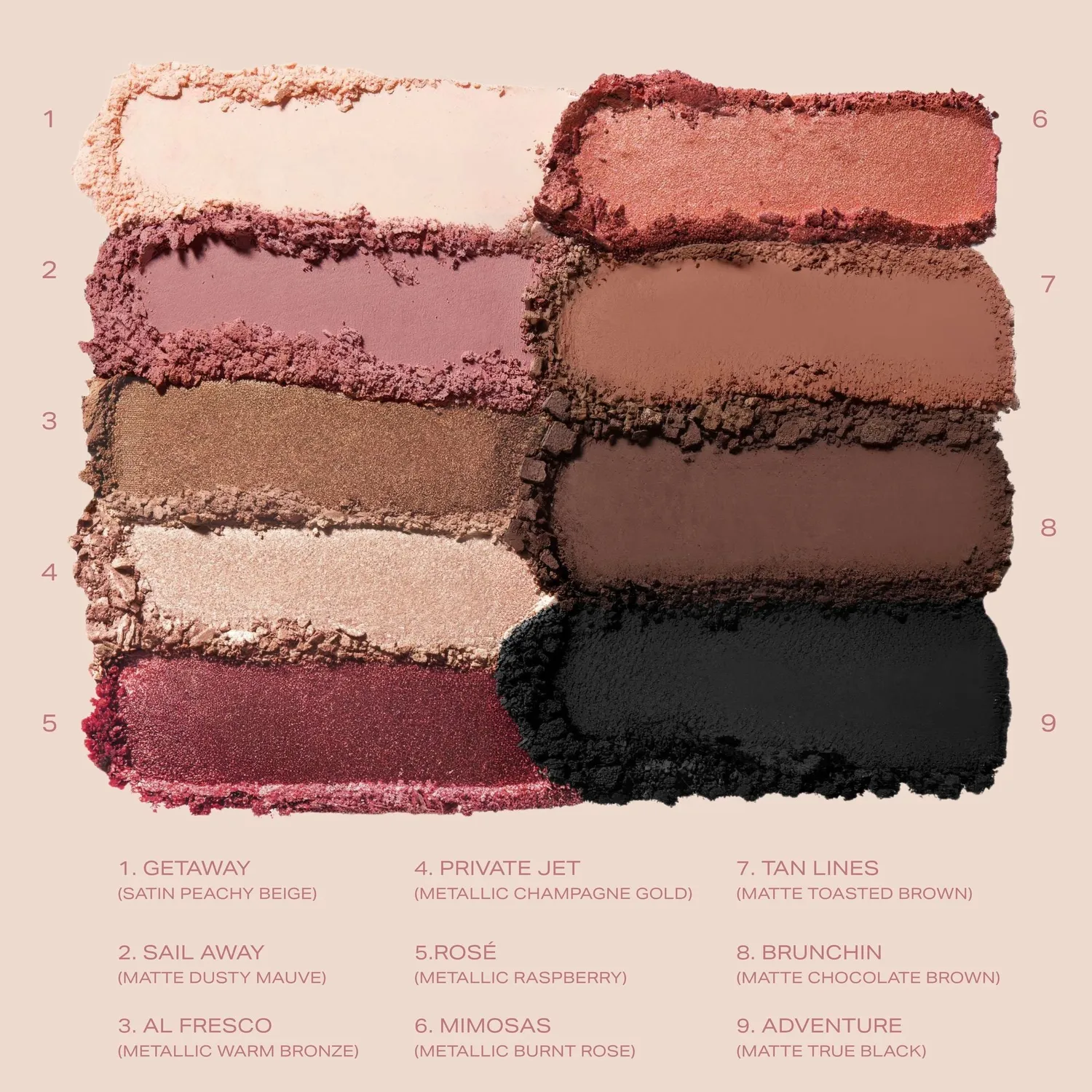 Youngblood Weekender I Palette gezichtspalet 13 kleuren stralend