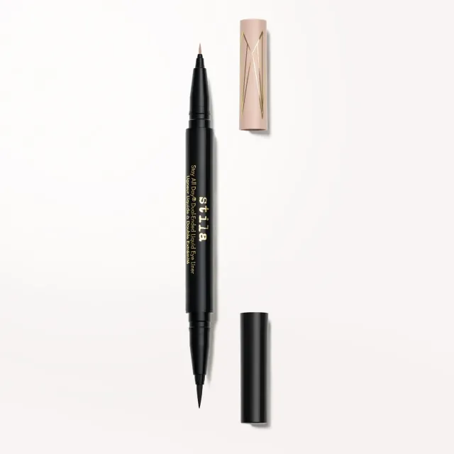 Stila Stay All Day Dual eyeliner Kitten Kosmo Intense Black