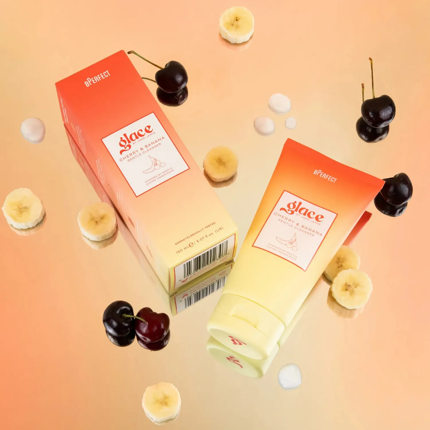 BPerfect Glace Cherry Banana cleanser 150ml hydraterend