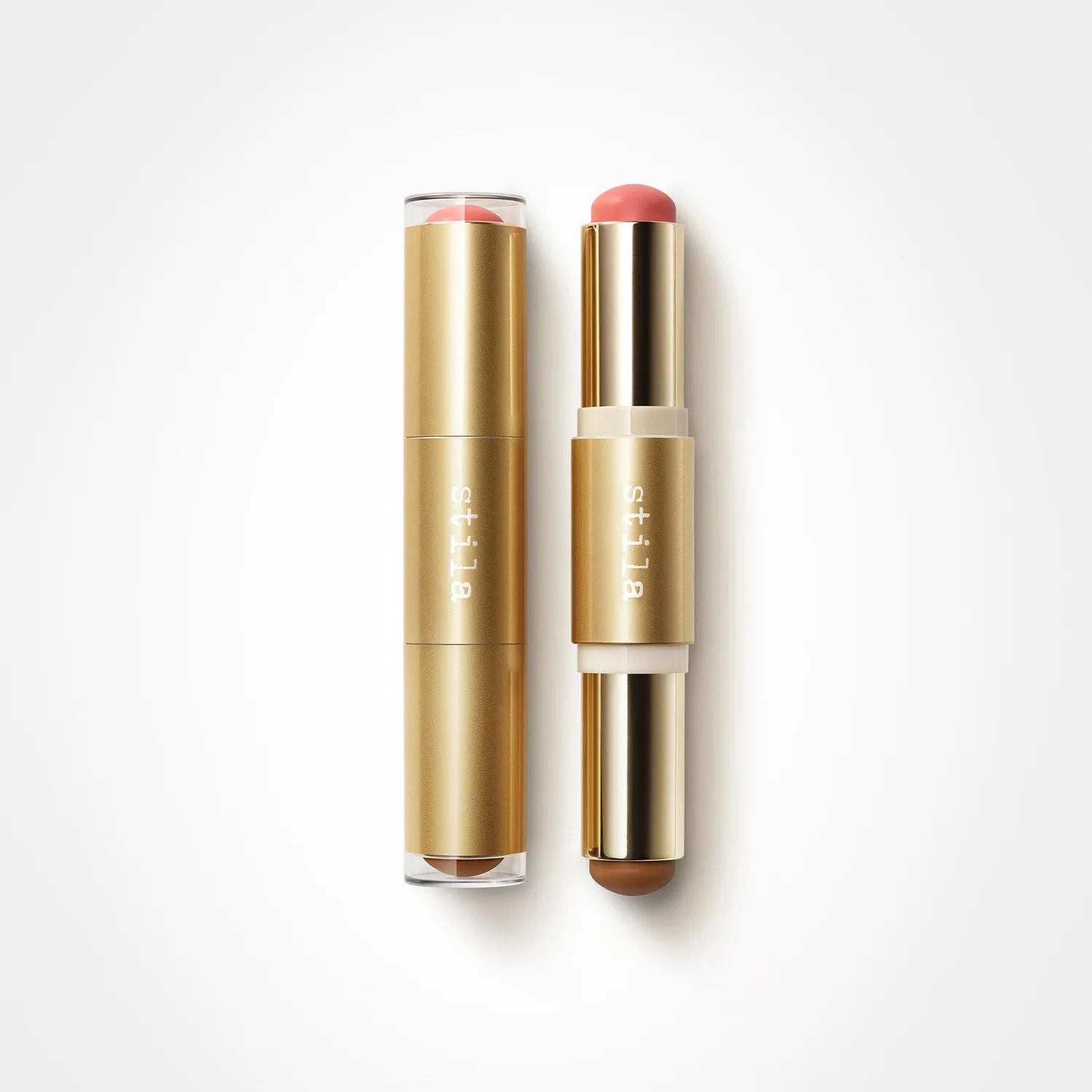 Stila Hydro-Blur Cheek Duo blush apricot golden stick