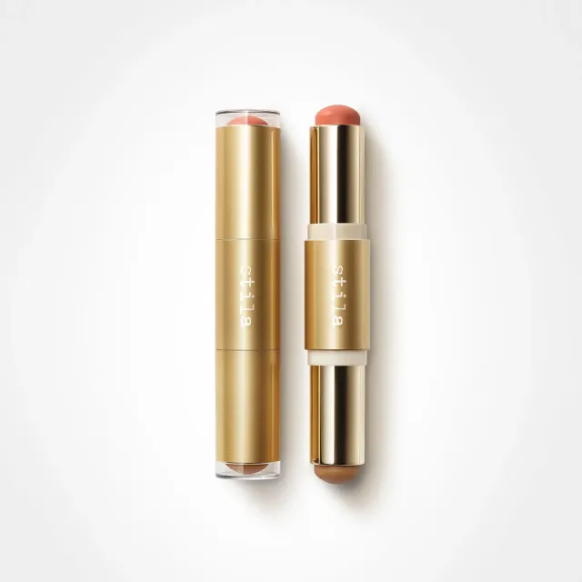 Stila Hydro-Blur Cheek Duo blush apricot golden stick