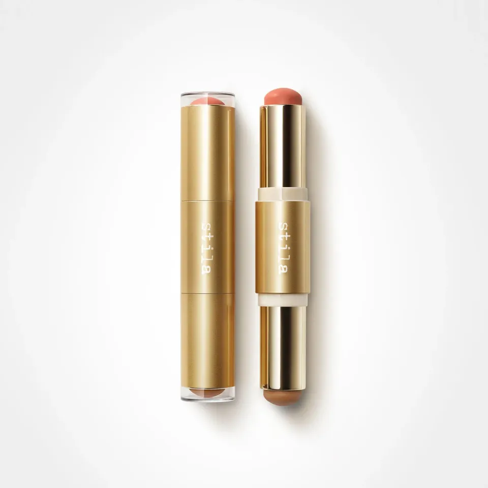Stila Hydro-Blur Cheek Duo blush apricot golden stick
