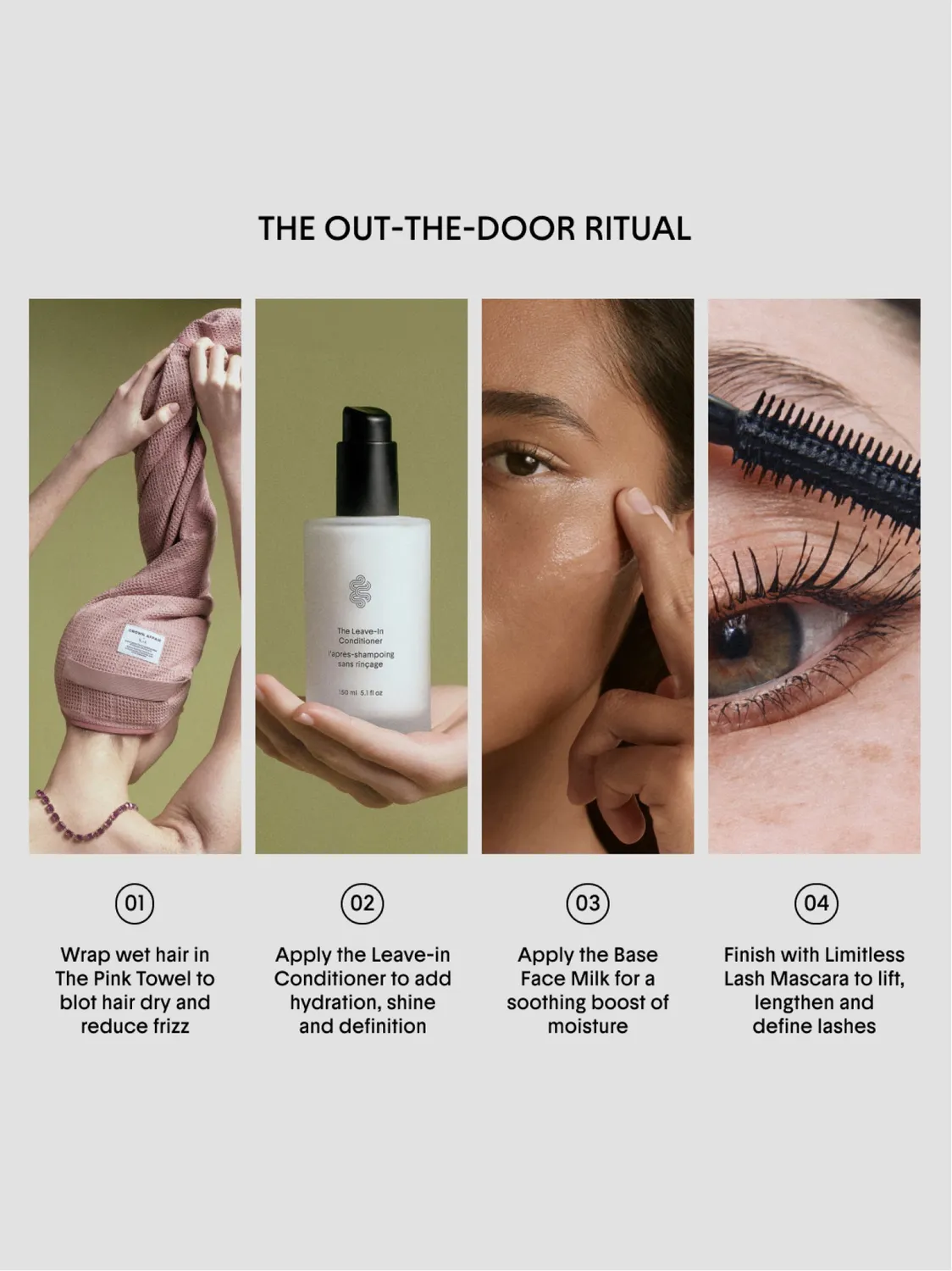 ILIA Beauty Out-The-Door Ritual haar make-up set trio