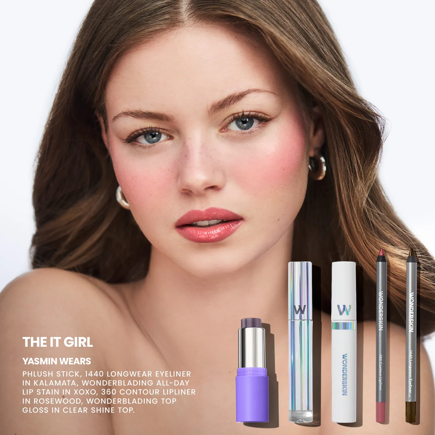 Wonderskin The Icons Edit make-up set met lip eyeliner liner
