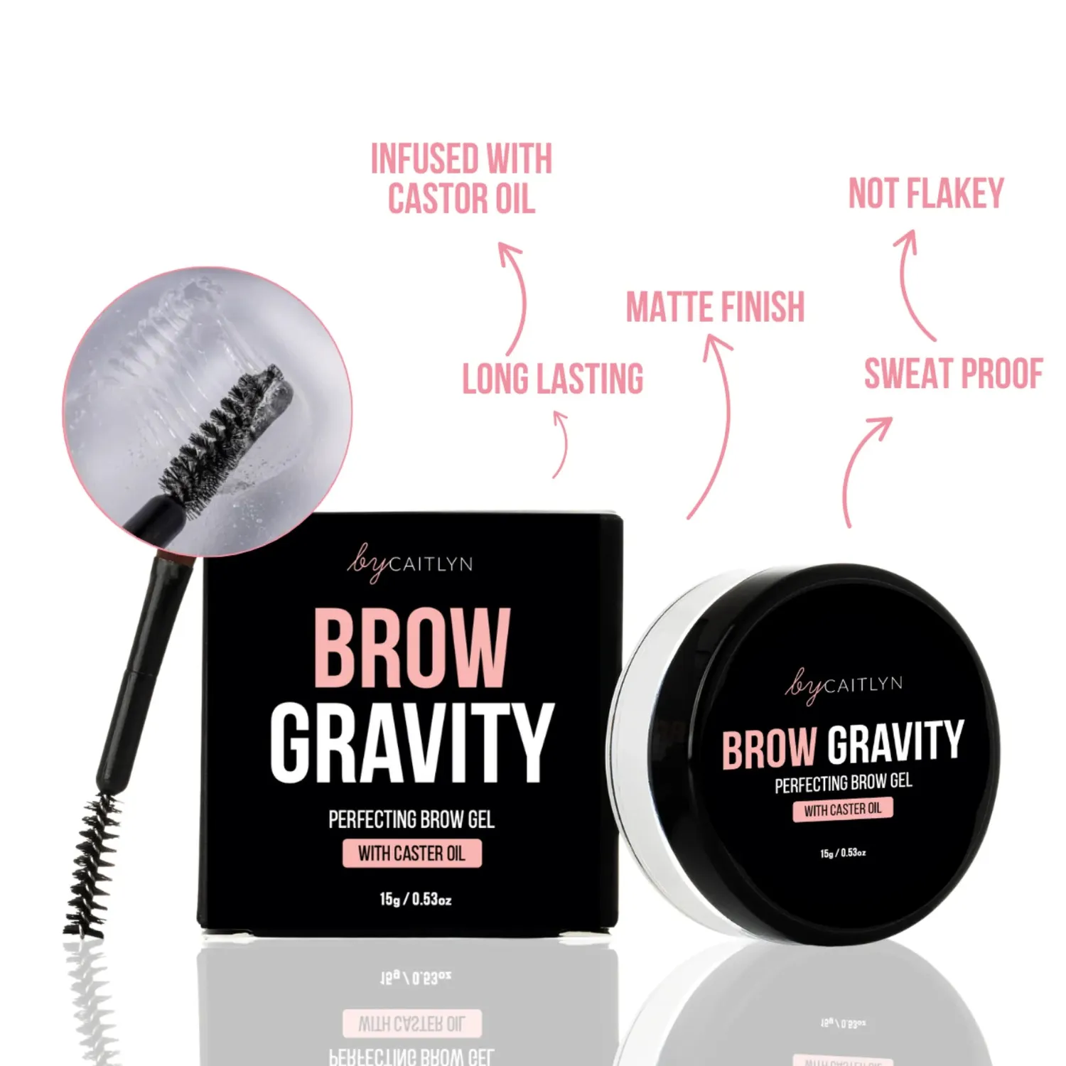 BPerfect BYCC Brow Gravity Styling Balm wenkbrauwgel 15g