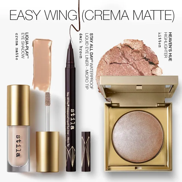 Stila Easy Wing Crema Matte oogmake-up set 3-delig
