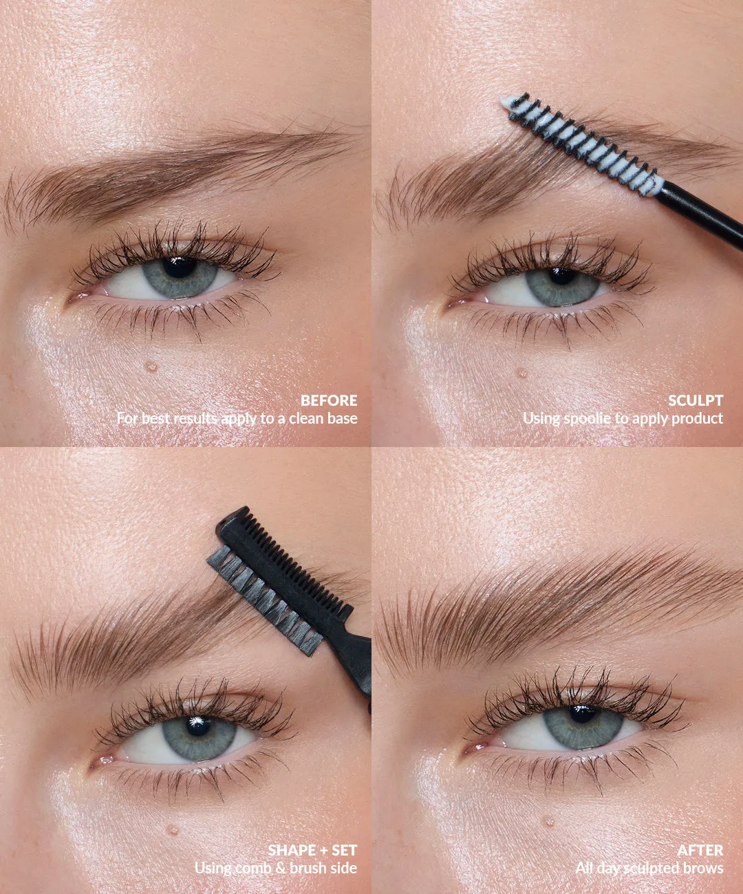 REFY Brow Sculpt wenkbrauwgel wax-gel 12 uur hold