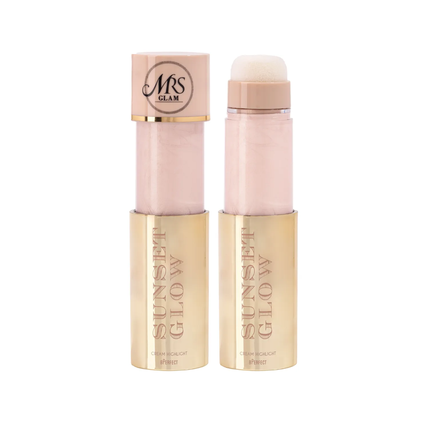 BPerfect Mrs Glam Sunset Glow cream highlighter Liquid Gold