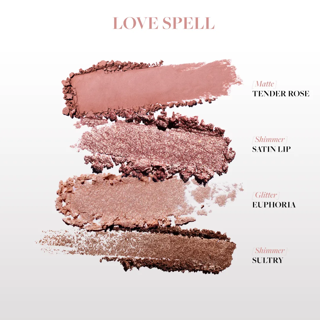 DEAR DAHLIA Dream Velvet Oogschaduwpalette Moonlit Desert stralend