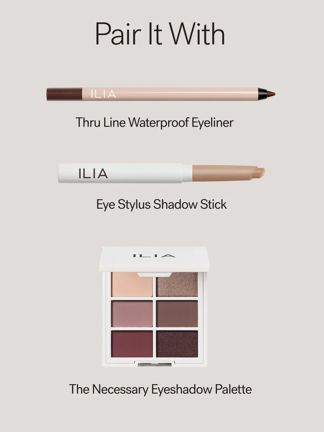 ILIA Angled Line + Smudge Brush oogpenseel dubbelzijdig precise