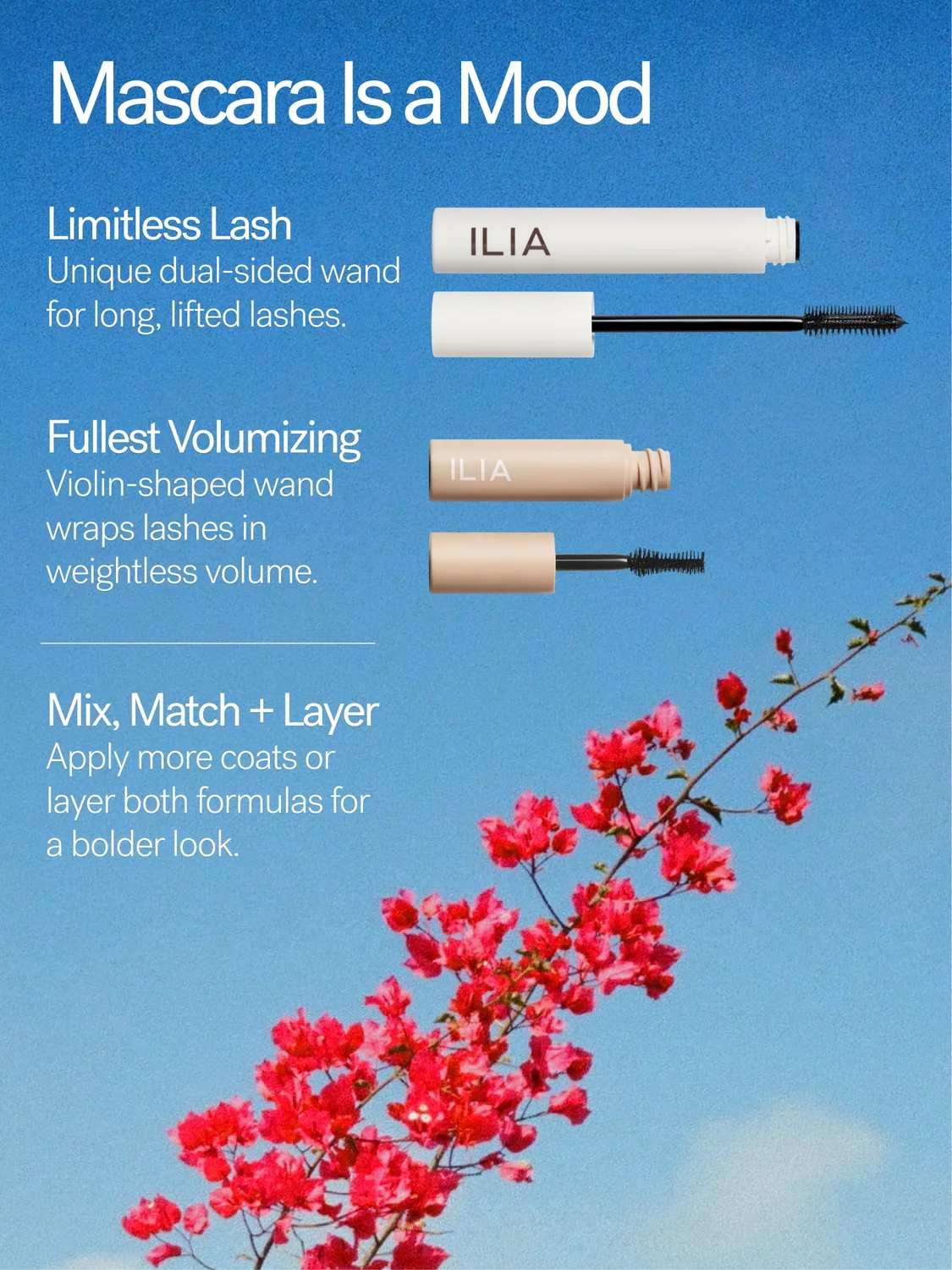 ILIA Mascara Duo mascaraset After Midnight + zwart