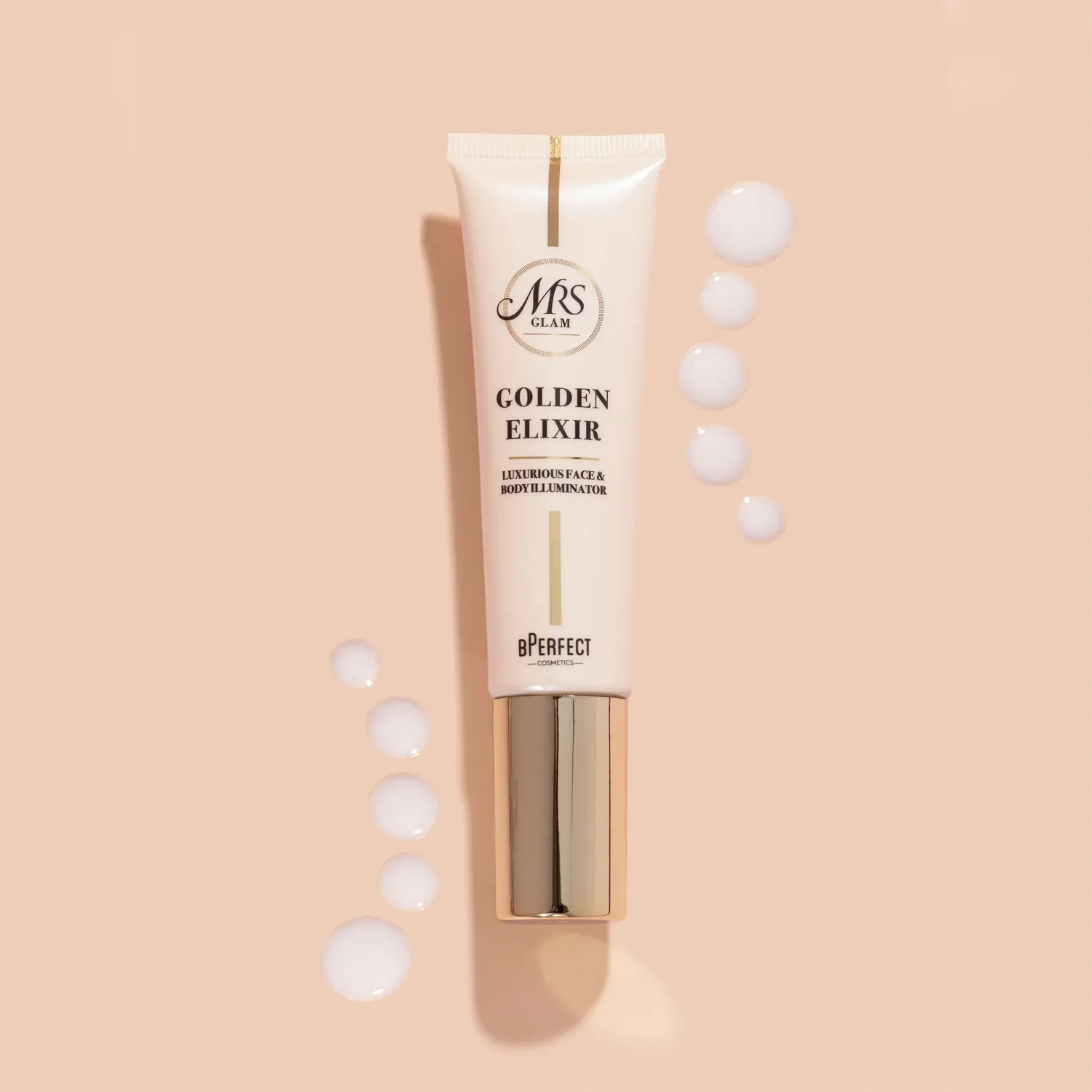 BPerfect Mrs Glam Golden Elixir illuminator 35ml glow