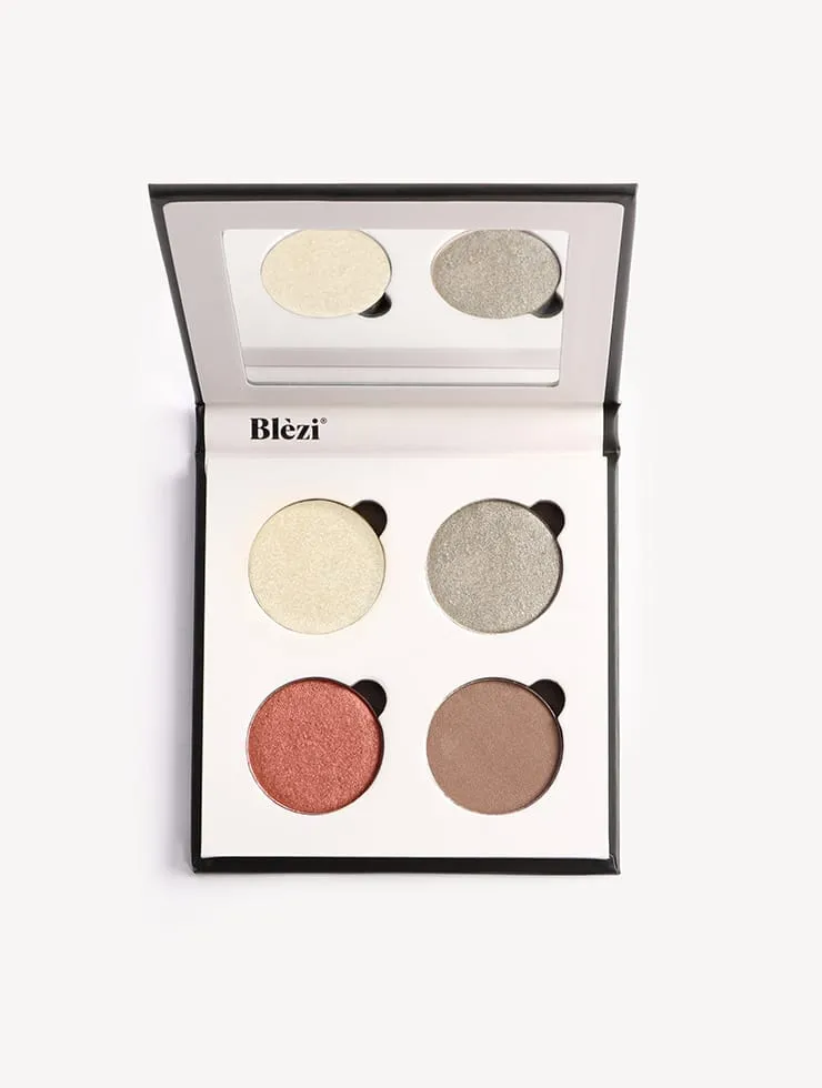Blezi Festive oogschaduwpalette 4 kleuren navulbaar