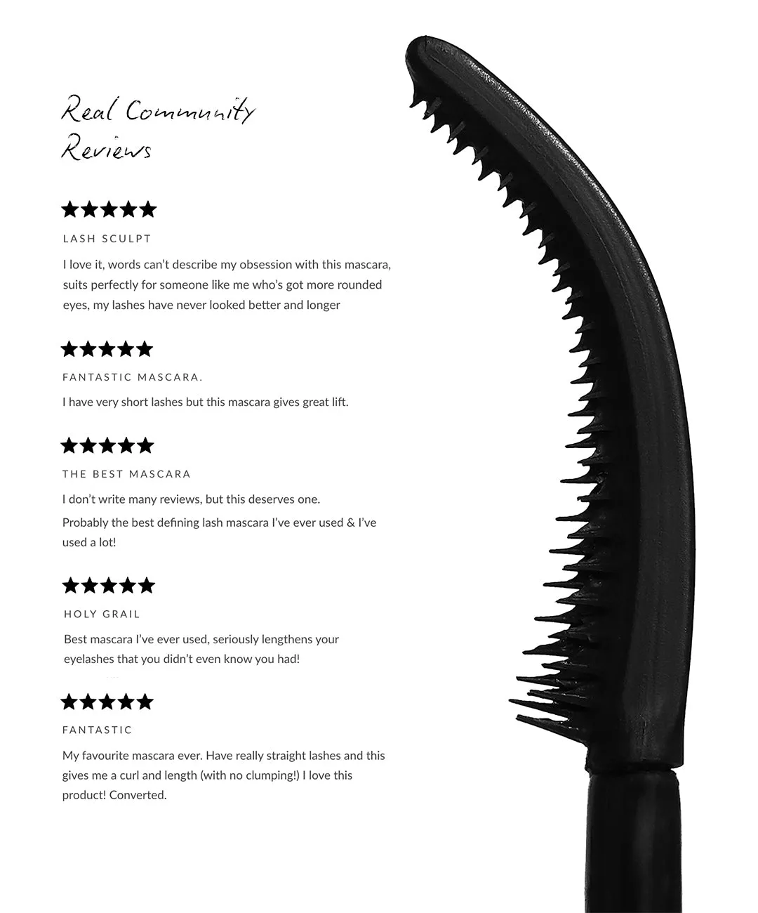 REFY Lash Sculpt mascara zwart liftend effect