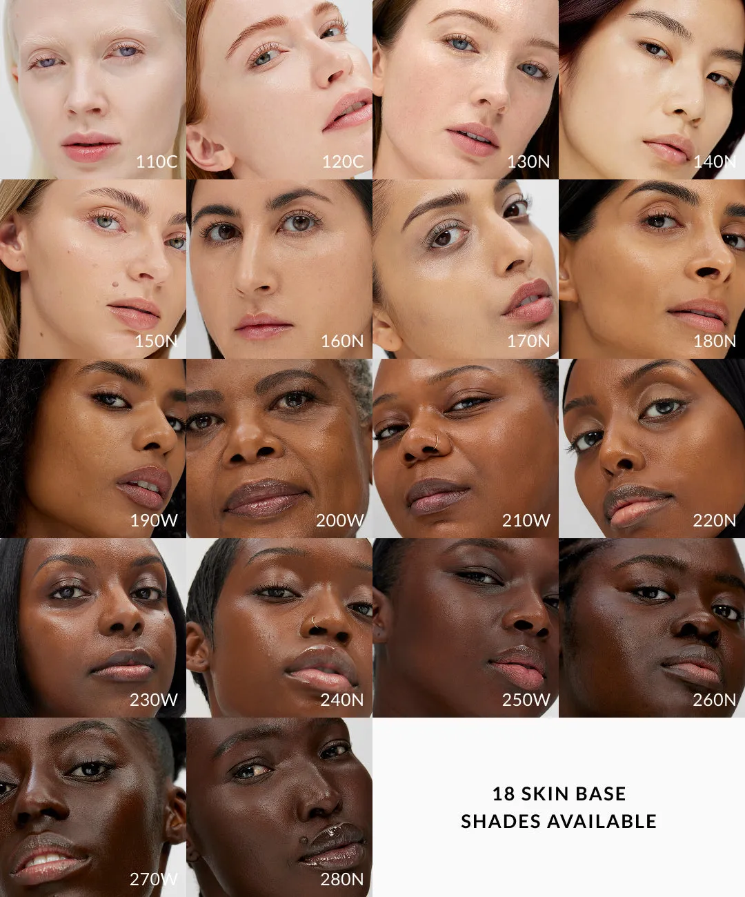 REFY Beauty Skin Base Collection make-up set complete base