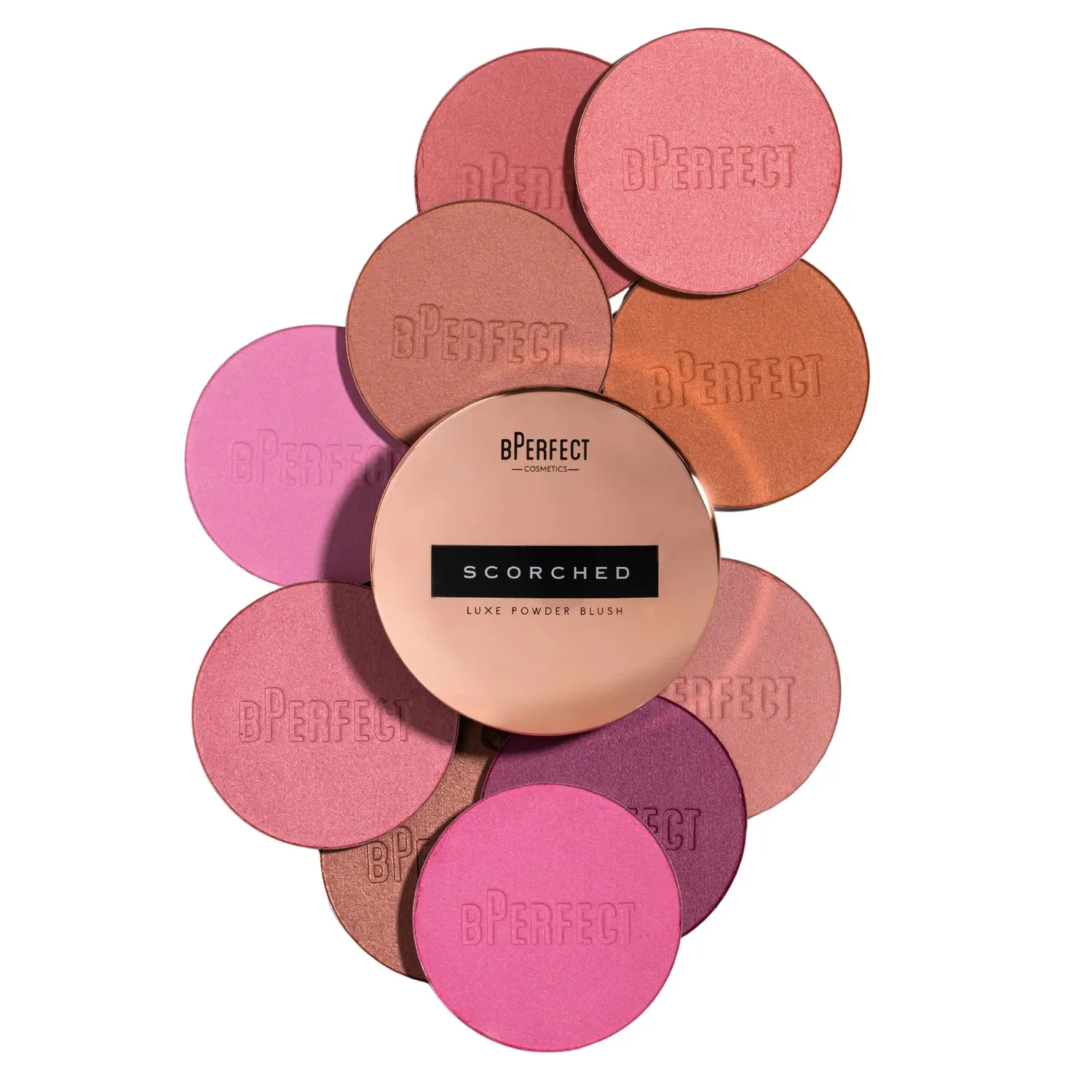 BPerfect Scorched poederblush 6g luxe spiegel