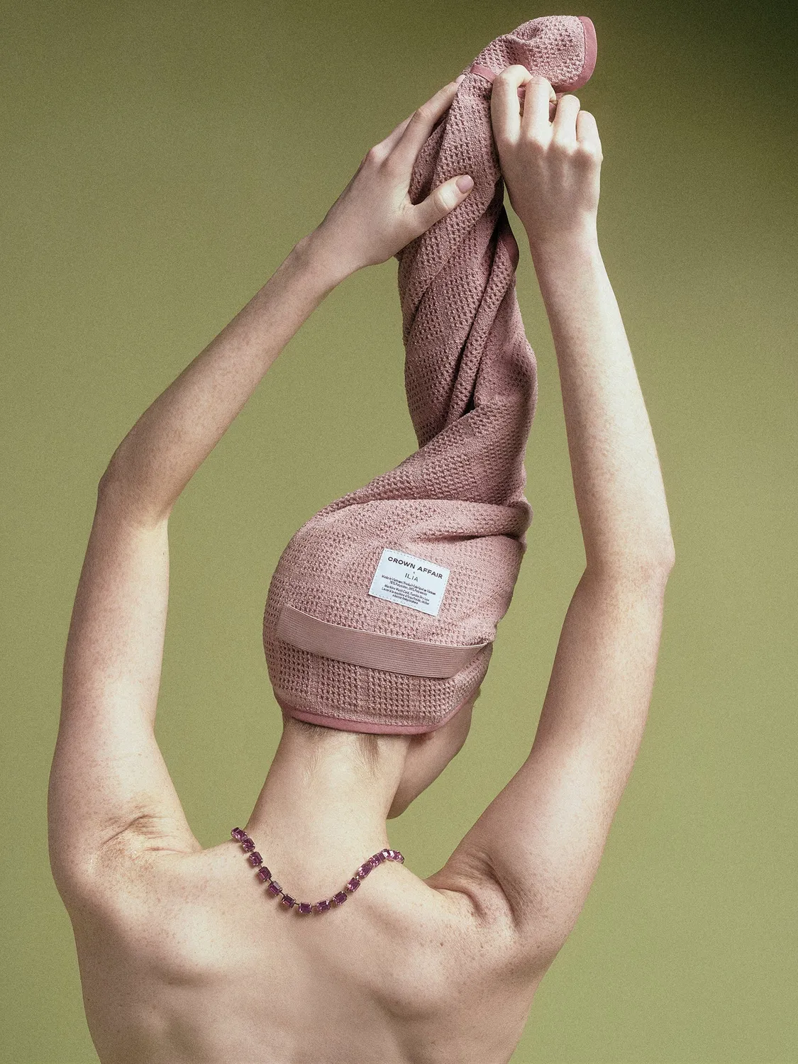 ILIA Beauty Pink Towel microvezel haardoek roze