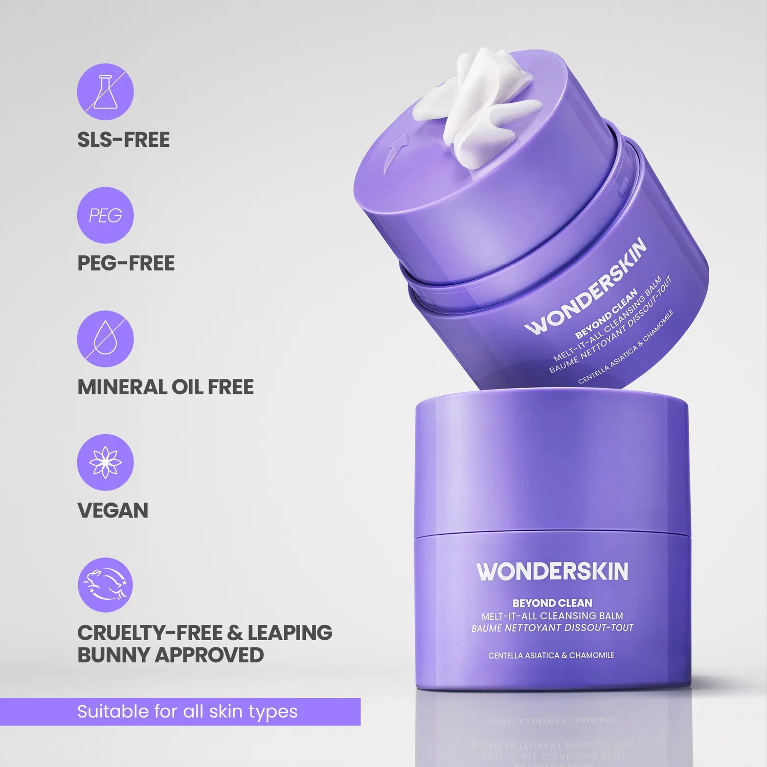 Wonderskin Beyond Clean Melt-it-All reinigingsbalm