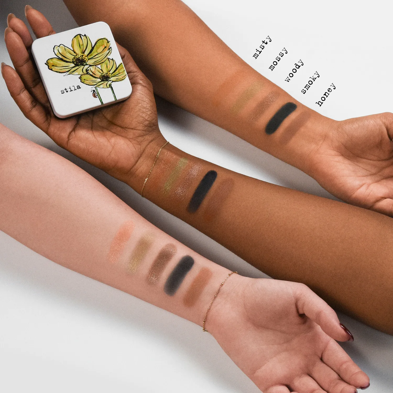 Stila Pocket Play oogschaduwpalette 5 kleuren compact