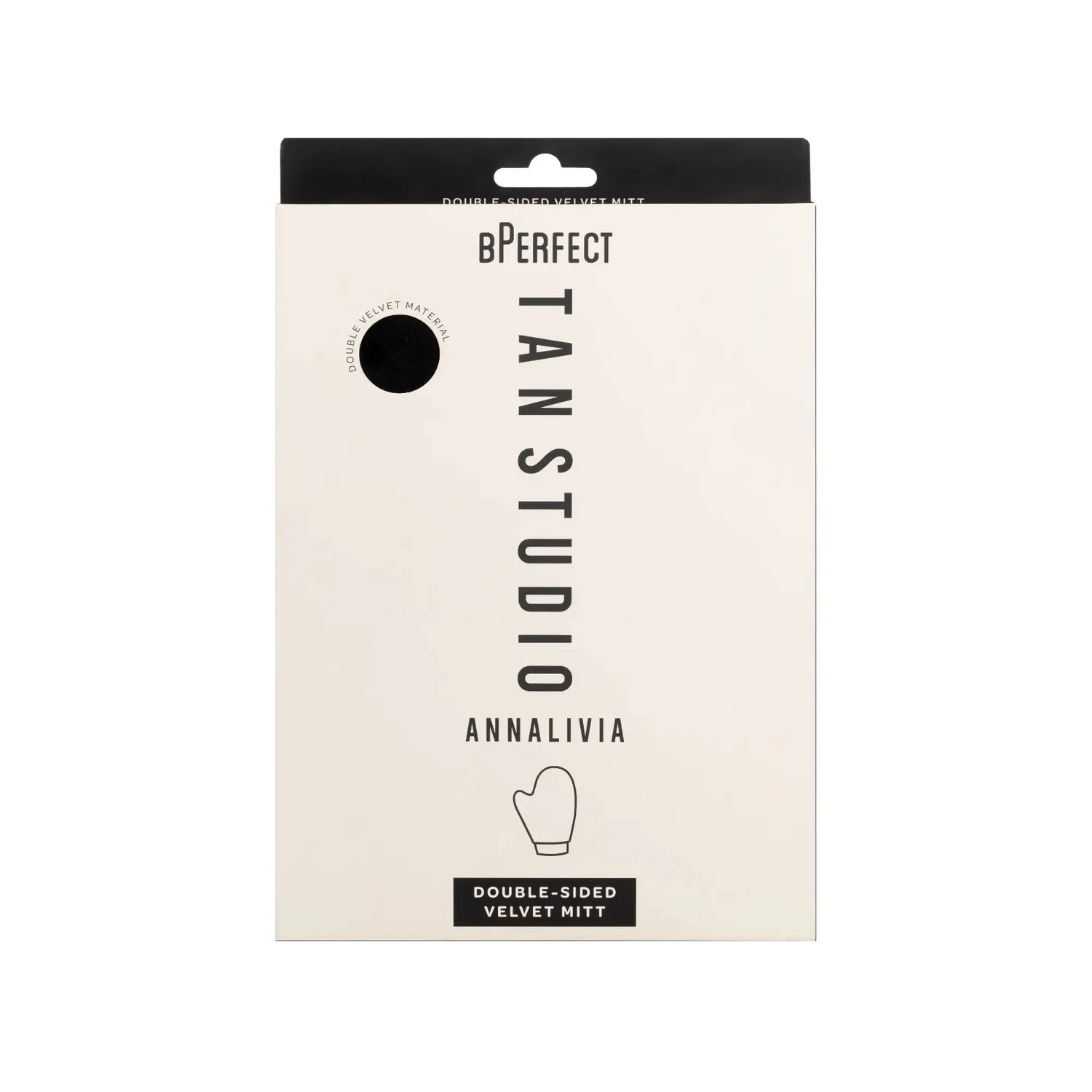 BPerfect Tan Studio x Annalivia Tanning Mitt fluweel herbruikbaar