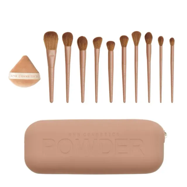 BPerfect HNB Powder Brush kwastenset 10-delig met puff