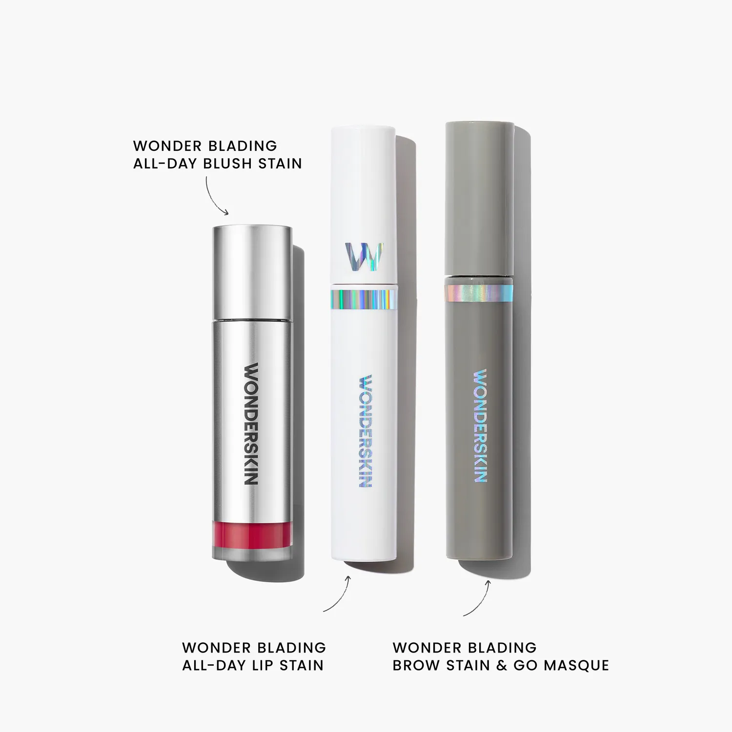 Wonderskin The Summer Stains lip blush brow set 3-delig