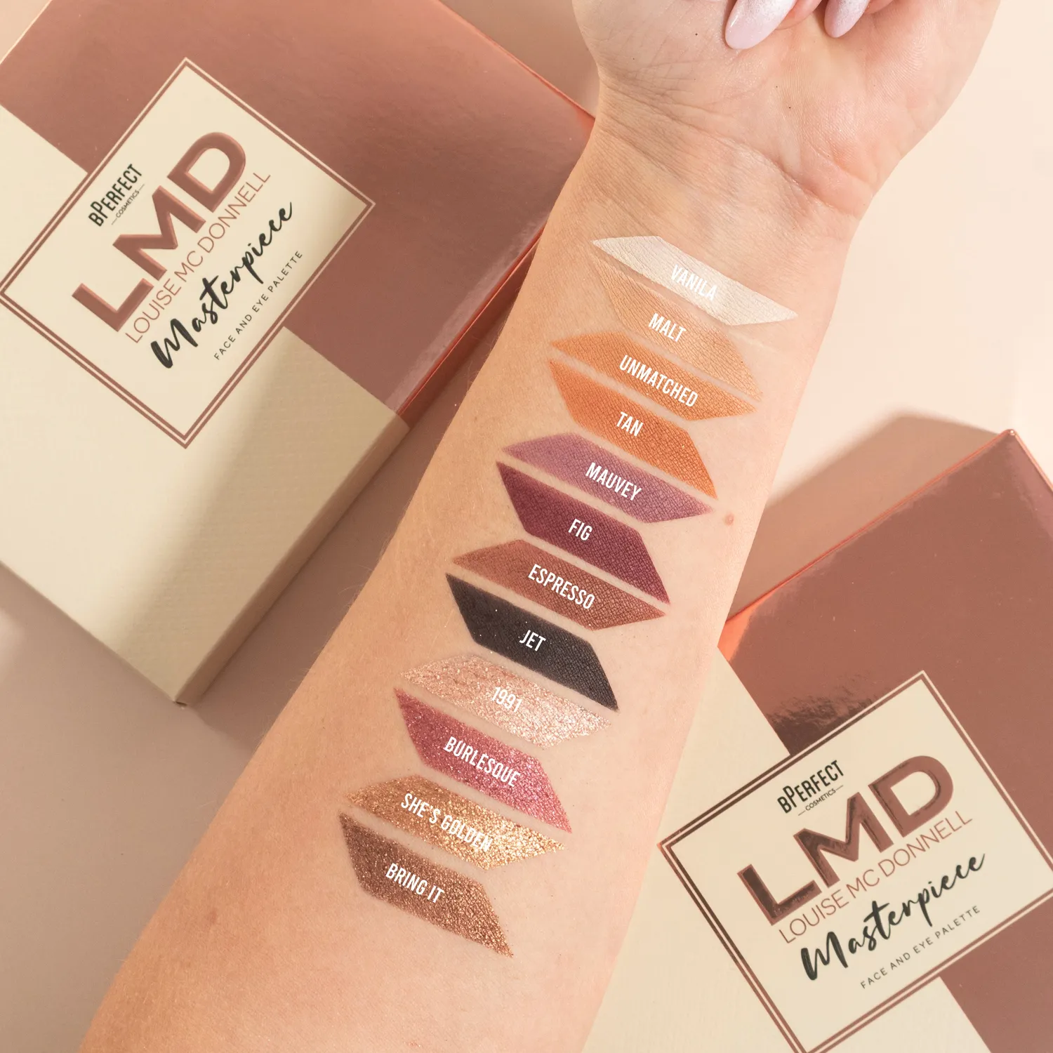 BPerfect LMD Masterpiece oogschaduwpalette 52g intense pigment