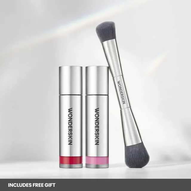 Wonderskin Wonder Blading Brush and Blush Duo blushset