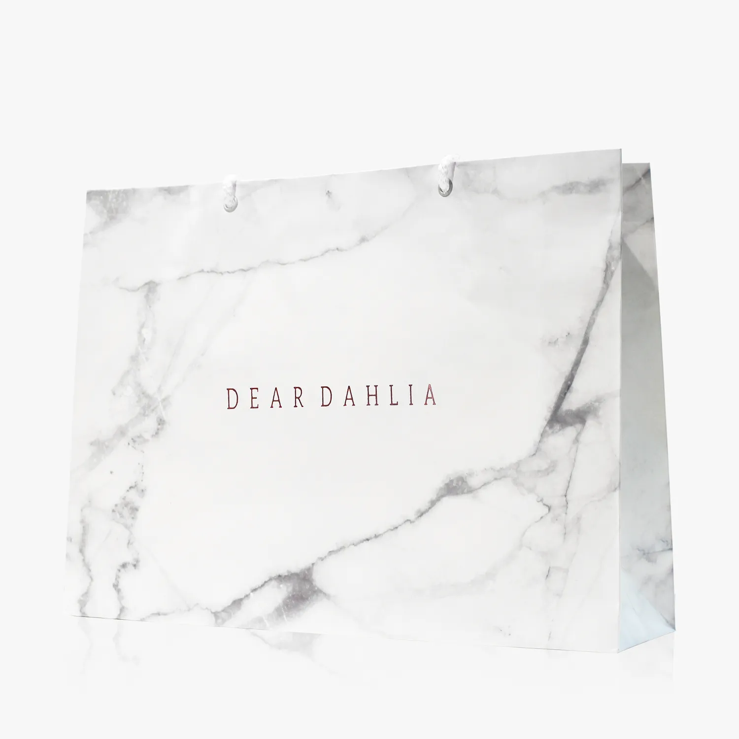 DEAR DAHLIA Gift Bag cadeautasje Small wit marmer