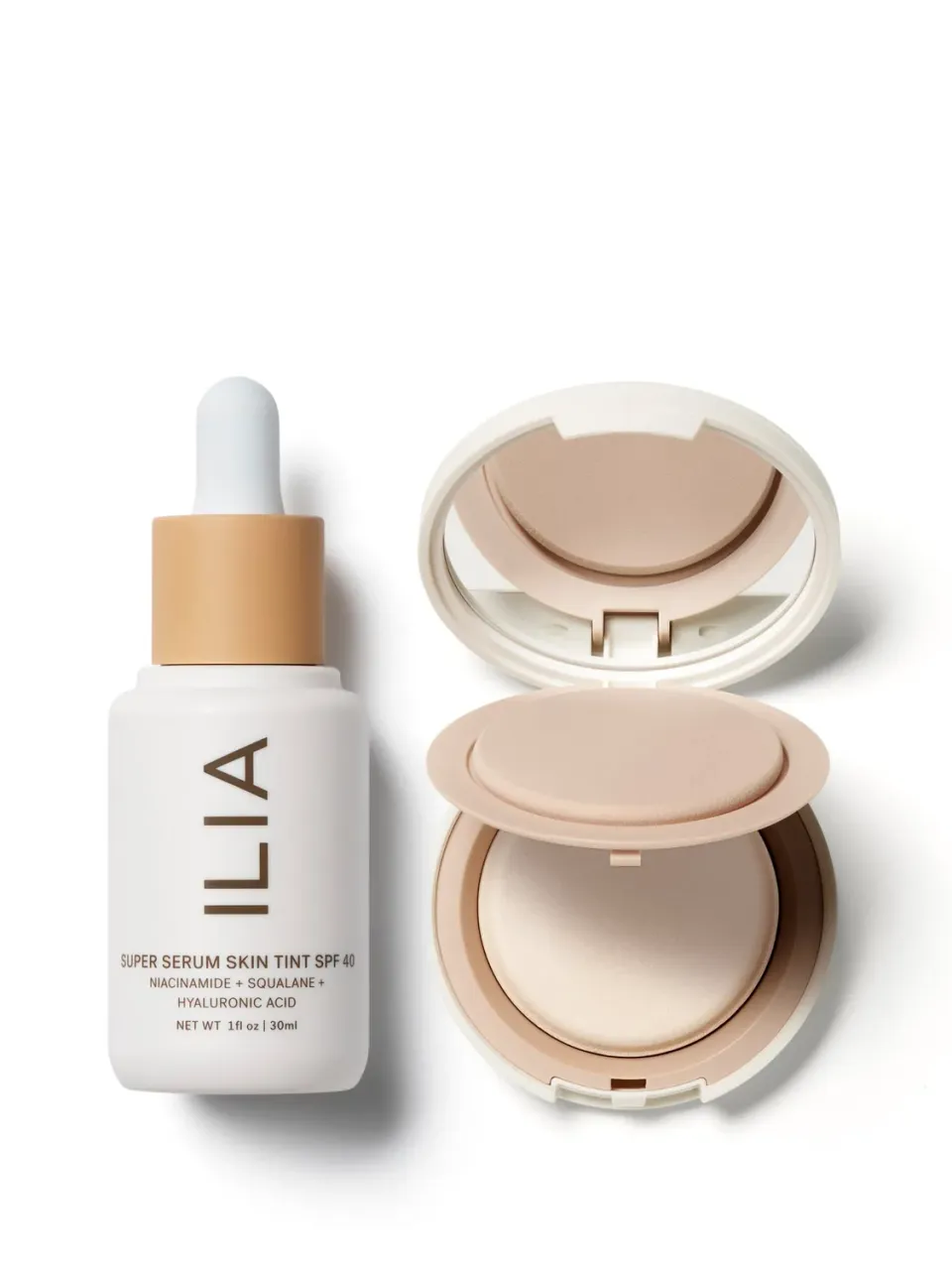 ILIA Skin Tint + Finishing Powder Duo set SPF40
